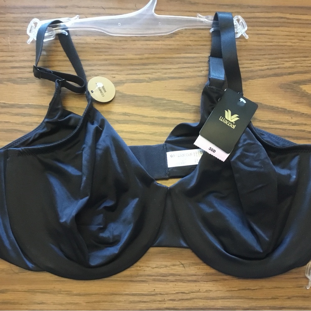3 Wacoal Inner Sheen Comfort Wire Bras 38D-style 855397 - Picture 6 of 12